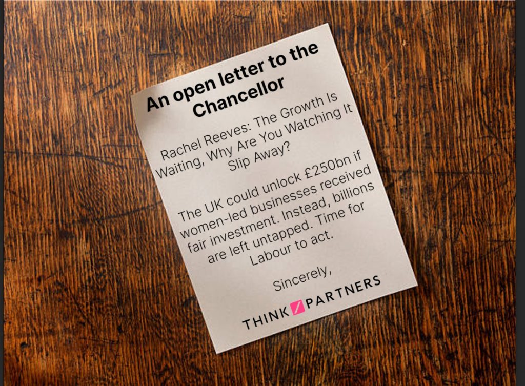 An open letter to the Chancellor